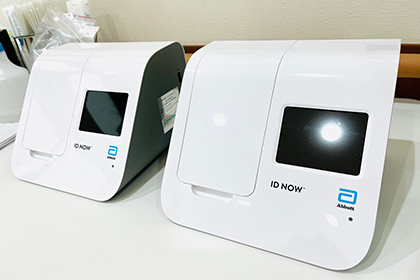 コロナ・インフルエンザ・溶連菌PCR測定器